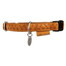 Obroża regulowana mac leather 10 mm żółty