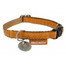 Obroża regulowana mac leather 10 mm żółty