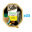 SHEBA Nature’s Collection tacka 22x85 g mokra karma pełnoporcjowa dla dorosłych kotów kawałki z kurczakiem w sosie