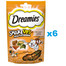 DREAMIES ShakeUps Multivitamins 6x55g przysmak dla kota z kurczakiem, kaczką i kocimiętką