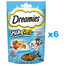 DREAMIES ShakeUps Multivitamins 6x55g przysmak dla kota uczta z owocami morza o smaku łososia, tuńczyka i krewetek