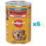 PEDIGREE Adult puszka 6x1200 g mokra karma pełnoporcjowa dla dorosłych psów, z mieszanką wołowiny i wątróbki, w galaretce