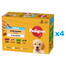 PEDIGREE Junior Wybór smaków z ryżem saszetki 48x100g mokra karma dla szczeniąt w galaretce z kurczakiem, jagnięciną, drobiem i wołowiną