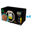 SHEBA Nature’s Collection Drobiowe Smaki tacki 32x85 g mokra karma pełnoporcjowa dla dorosłych kotów w sosie kawałki z kurczakiem, indykiem