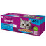 WHISKAS Adult saszetka 40 x 85 g Smaki Rybne w galaretce łosoś, tuńczyk, dorsz, biała ryba + TRIXIE Mysz pluszowa z kocimiętką 7 cm