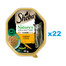 SHEBA Nature’s Collection tacka 22x85 g mokra karma pełnoporcjowa dla dorosłych kotów kawałki z indykiem przybranym marchewką w sosie