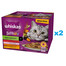 WHISKAS Adult Tasty Mix Wybór Szefa Kuchni w sosie 48x85 g kawałki z wołowiną, łososiem, kurczakiem i indykiem, kurczakiem i dorszem dla dorosłych kotów