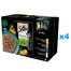 SHEBA Nature’s Collection Wybór Smaków 48x85 g mokra karma pełnoporcjowa dla dorosłych kotów w sosie kawałki z: kurczakiem, indykiem, tuńczykiem, łososiem