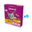 WHISKAS Adult 5x800 g sucha karma pełnoporcjowa z pysznym kurczakiem dla dorosłych kotów