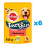 PEDIGREE Tasty Bites Chewy Slices przysmaki dla psów z wołowiną 6x155g