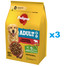 PEDIGREE Adult 3x2.6 kg z wołowiną i warzywami sucha karma pełnoporcjowa dla dorosłych psów dużych i średnich ras