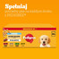 PEDIGREE Junior Wybór Smaków z ryżem saszetki 40x100 g mokra karma pełnoporcjowa dla szczeniąt kawałki z mieszanką wołowiny i wątróbki i ryżem, z kurczakiem i ryżem, z mieszanką jagnięciny i wątróbki i ryżem, z drobiem i ryżem w galaretce