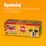 PEDIGREE Adult Wybór Smaków saszetki 40x100 g mokra karma pełnoporcjowa dla dorosłych psów, z mieszanką wołowiny i wątróbki, z kurczakiem, z rybą, z drobiem, w galaretce