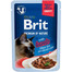 BRIT Premium By Nature Fillets in Gravy for Sterilized cats 24x85g mokra karma dla kotów po sterylizacji