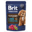 Premium By Nature Dog Fillets in Gravy z jagnięciną i zielonym groszkiem 24x85g