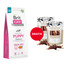 BRIT Care Grain-free Puppy karma sucha z łososiem 12 kg + WOOLF Chicken And Rawhide Twister 2 x 100g suszona skóra owinięta kurczakiem GRATIS