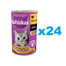 WHISKAS Adult 24x400 g mokra karma pełnoporcjowa dla dorosłych kotów w sosie