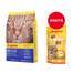 JOSERA Daily Cat 2 kg bezzbożowa karma dla dorosłych kotów + Crunchies with Cheese 60 g chrupiące przysmaki z serem dla kotów GRATIS