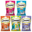DREAMIES Mix smaków 5x60 g przysmaki dla kota z kaczką, serem i o smaku łososia, kurczakiem, wołowiną i łososiem