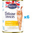 BUTCHER'S Delicious Dinners w galaretce 6 x 400g puszka dla kota