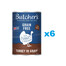 BUTCHER'S Original Recipe in Gravy, karma dla psa, kawałki z wołowiną w sosie, 6 x 400g