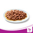 WHISKAS 1+ lat opakowanie 24x100g - mokra karma dla kotów, z wołowiną w sosie