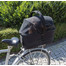 Kosz na rower na szerokie bagażnki 29×49×60 cm czarny