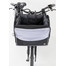 Transporter rowerowy przedni, czarny/szary, 41 × 26 × 26 cm