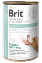 BRIT Veterinary Diet Struvite Turkey&Pea na schorzenia dróg moczowych 400 g