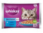 WHISKAS Adult saszetka 4x85g Rybne Przysmaki mokra karma dla dorosłych kotów w galaretce z: łososiem, tuńczykiem