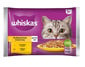 WHISKAS Adult saszetka 4x85 g Drobiowa Uczta mokra karma dla dorosłych kotów w galaretce z: kurczakiem, indykiem