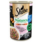 SHEBA puszka 400 g Nature's Collection mokra pełnoporcjowa karma dla dorosłych kotów z łososiem przybranym batatem i fasolką szparagową w sosie