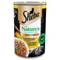 SHEBA puszka 400 g Nature's Collection mokra pełnoporcjowa karma dla dorosłych kotów koktajl drobiowy z wątróbką i olejem z ryb z przybraniem z marchewki w sosie