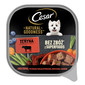 CESAR Natural Goodness Mus tacka 100 g mokra karma pełnoporcjowa dla dorosłych psów z wołowiną, przybraną fasolką szparagową, marchewką i jagodami