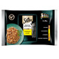 SHEBA Selection Select Slices Drobiowe Smaki saszetki 4x85 g mokra karma pełnoporcjowa dla dorosłych kotów w sosie kawałki z kaczką, kurczakiem, drobiem, kaczką i indykiem