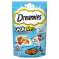 DREAMIES ShakeUps Multivitamins 55g przysmak dla kota uczta z owocami morza o smaku łososia, tuńczyka i krewetek