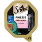 SHEBA Finesse tacka 85 g mokra karma pełnoporcjowa dla dorosłych kotów z łososiem w pasztecie