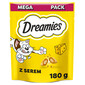 DREAMIES Mega Pack Chrupiące przysmaki dla kota o smaku sera 180 g