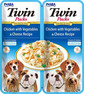 Dog Twin Kurczak, warzywa i ser w bulionie dla psów 2x40 g